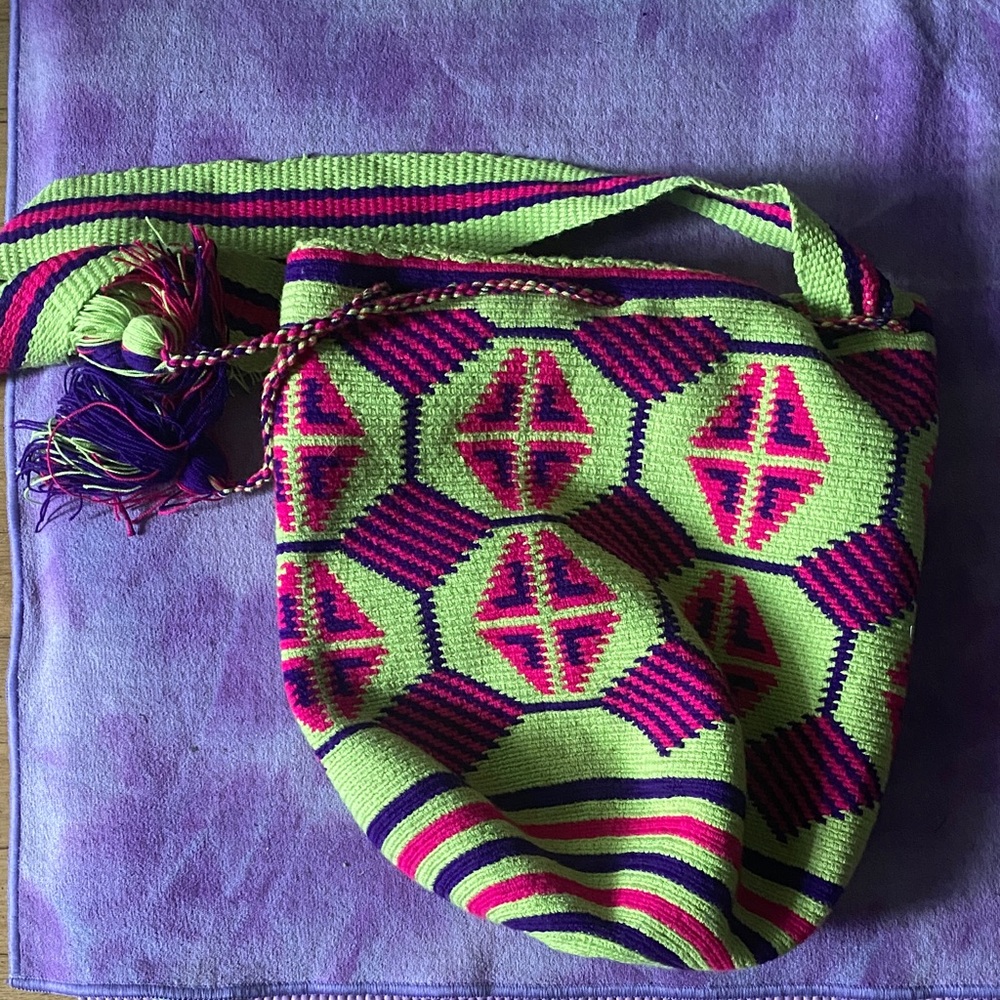 Colorful Geometric Crossbody Bag